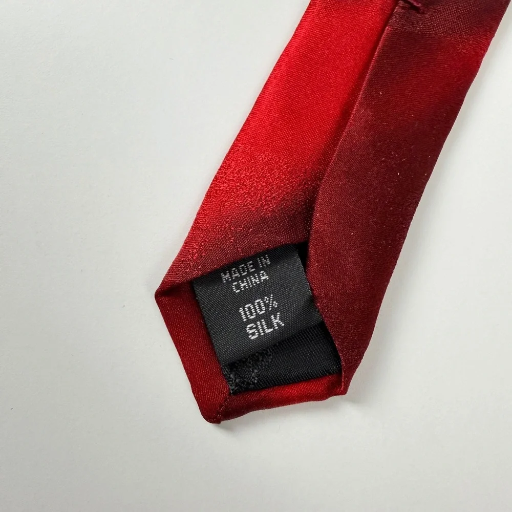 Vintage J. Garcia Red Blue Abstract‎ Desert Storm Collection 58 Silk Tie China